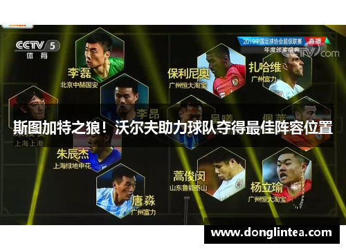 斯图加特之狼！沃尔夫助力球队夺得最佳阵容位置